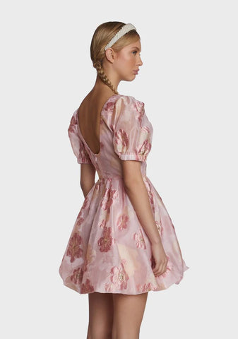 Isabella Jacquard Mini Dress