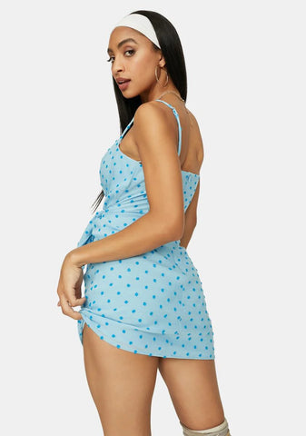 New Beginning Wrap Mini Dress