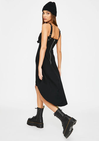Stud Harness Midi Dress