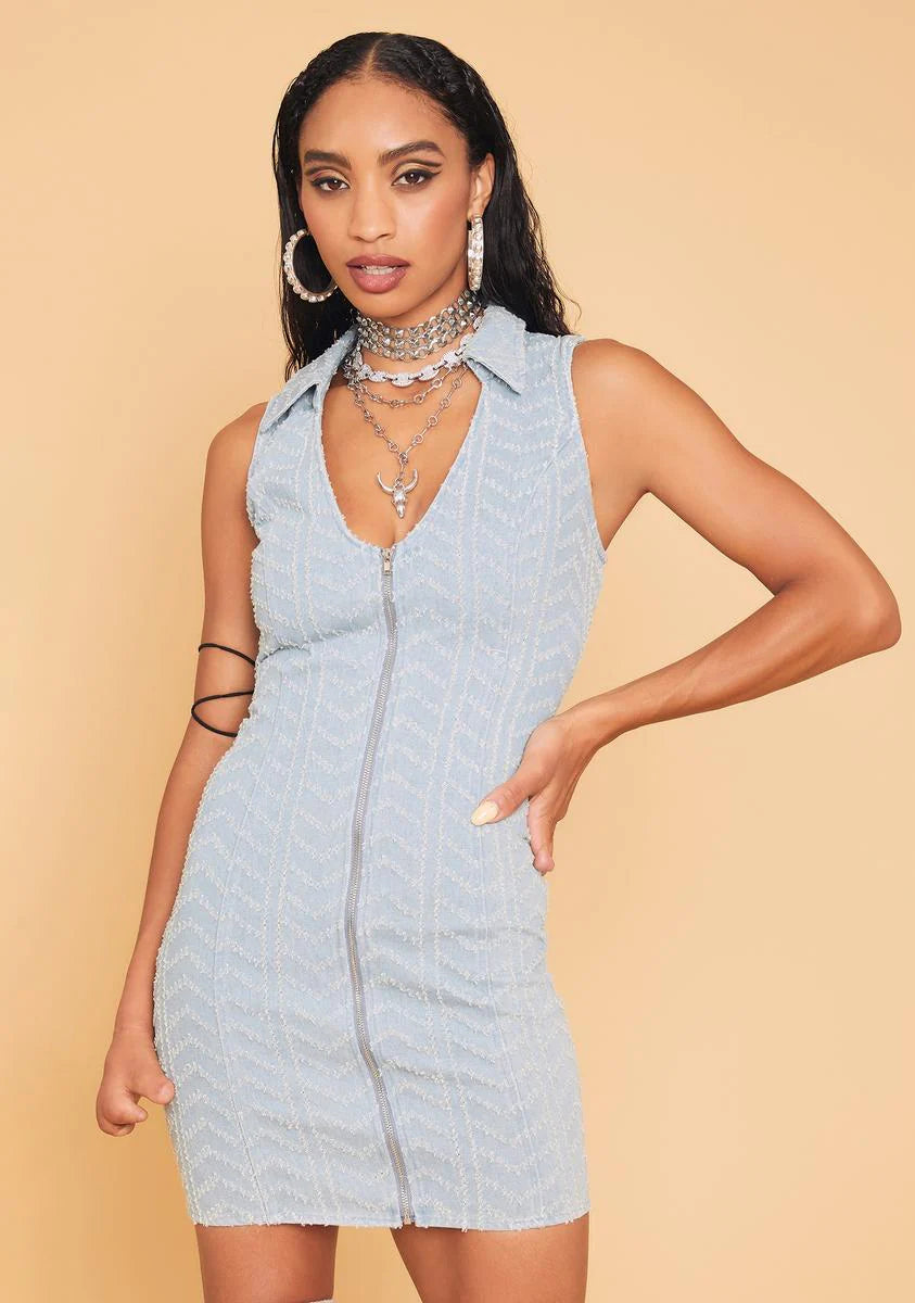 Field Day Collared Mini Dress