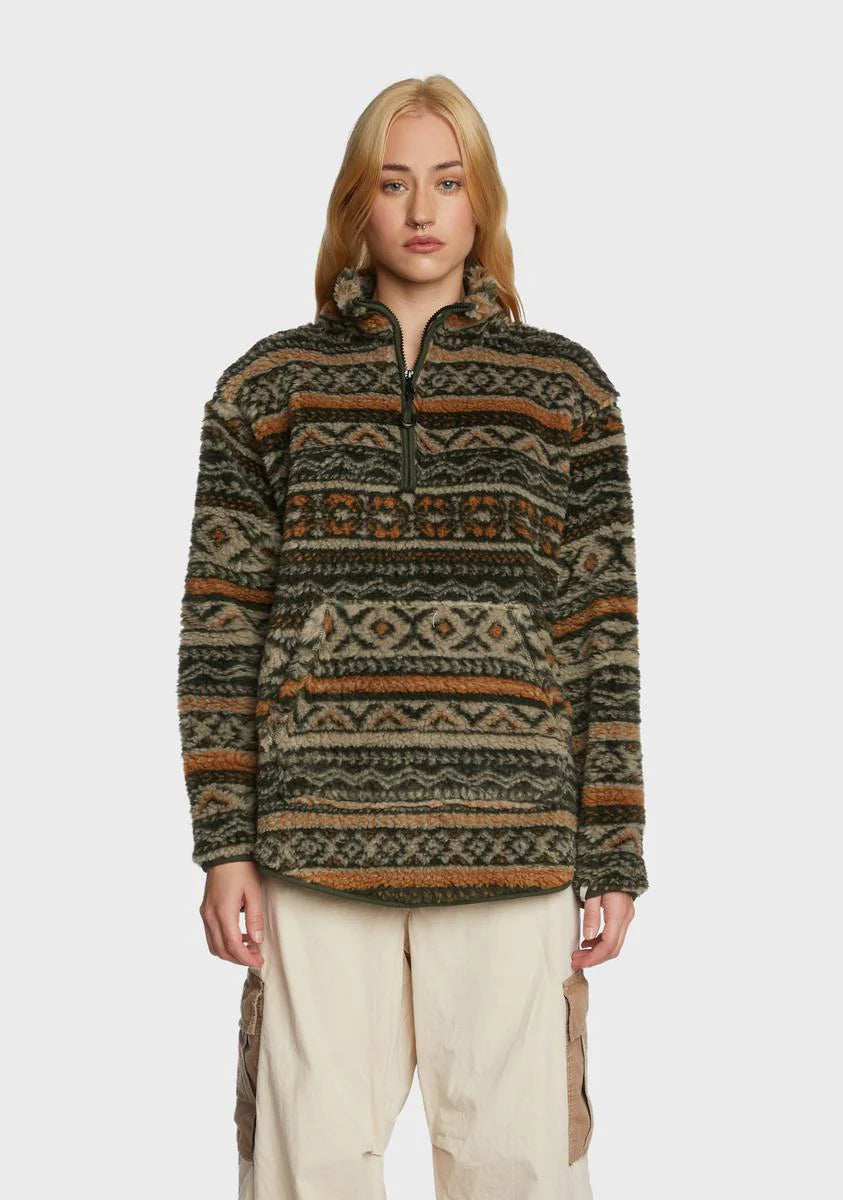 Tapestry Fleece Sweater