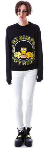 Bad Boy Bart Knit Crew - Off White