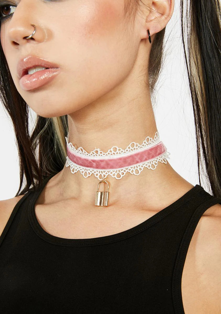 Under My Command Velvet Choker