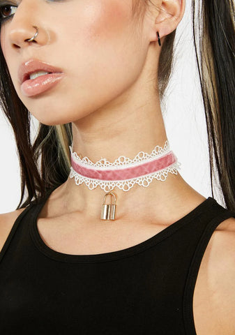 Under My Command Velvet Choker