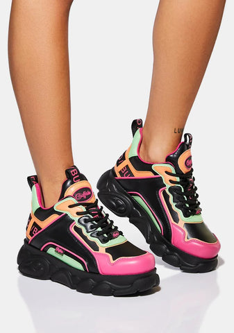 Neon Multi CLD Chai Sneakers