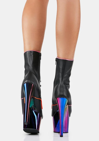 Adore-1021RC-02 Platform Ankle Boots