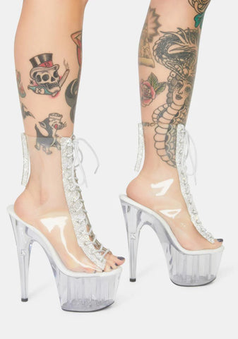 Add Some Sparkle Platform Booties