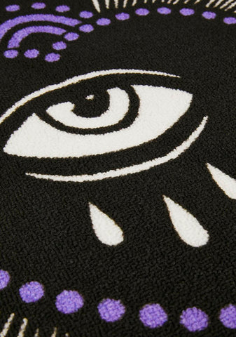 Purple & Black Eye Rug