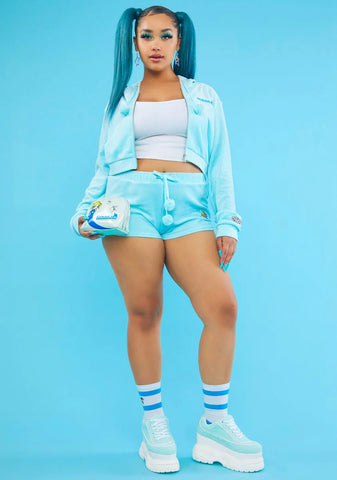 Always Everything Nice Velour Shorts