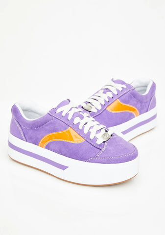 Purp Whats My Age Again Skater Sneakers