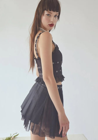 Sad Or Something Pleated Skirt