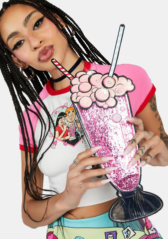 Drink Your Milkshake Crossbody Bag