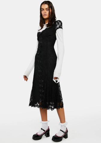 Lunar Holding Onto Moments Floral Dress