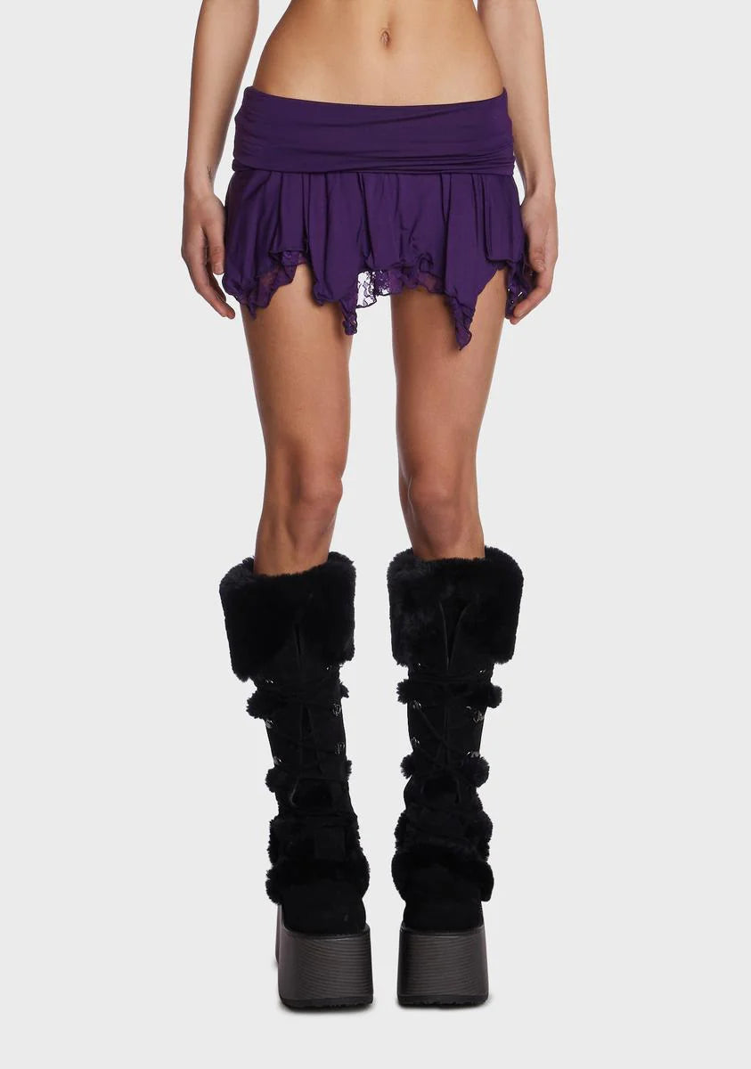 Tales Of Fantasy Mini Skirt - Purple