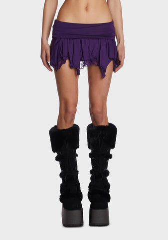 Tales Of Fantasy Mini Skirt - Purple