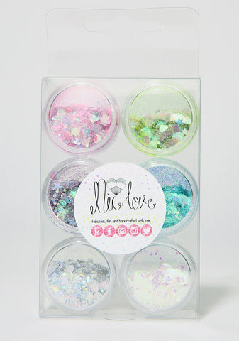 Extra Chunky Glitter And Glue Set