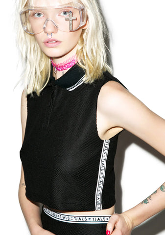 Mami Sleeveless Top - Black