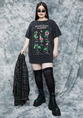 My Essential Herbs Oversized Graphic Tee