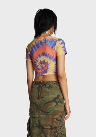 420 Tie Dye Weed Tee