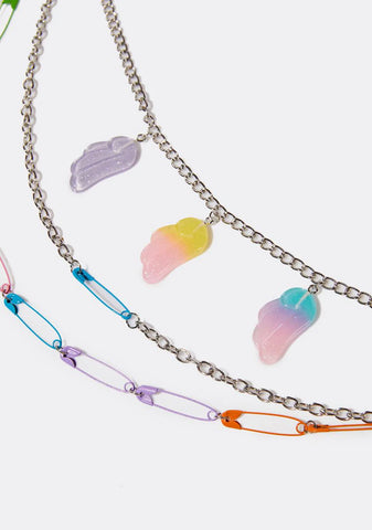 Touched By An Angel Layered Necklace