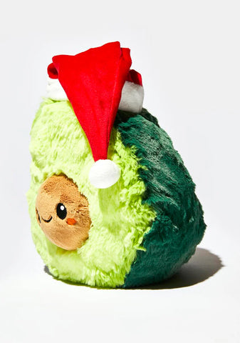 Santa Avocado Plush