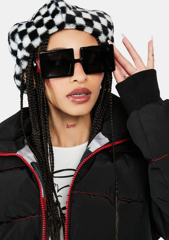 Boxy Tic Tac Toe Sunglasses