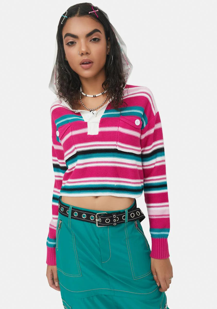 Verified Vibes Striped Sweater