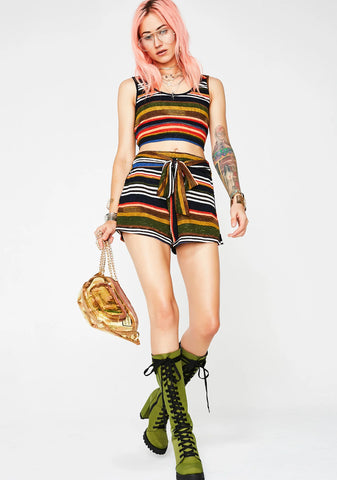 Deja Vu Striped Shorts