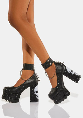 3AM Studded Heels