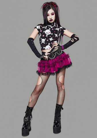 Start A Riot Mock Neck Top