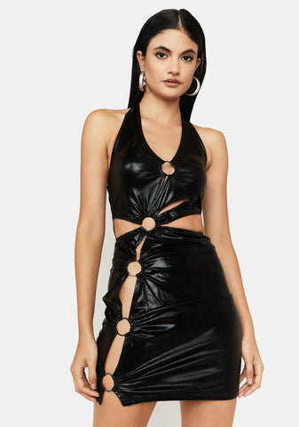 Pitch Dark Way To Celebrate Mini Dress