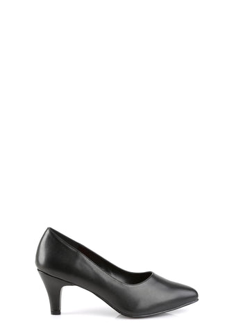 Divine-420 Classic Pump-Black PU