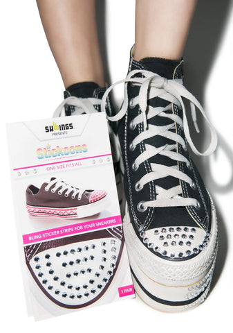 Put A Bling On It Stickers - Pink