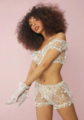 Come Away With Me Mesh Bloomers