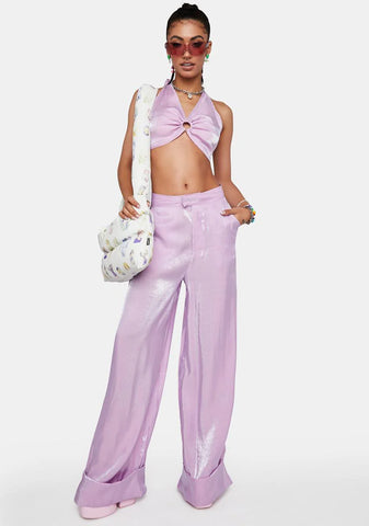 Shine Wide Leg Trousers