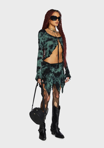 Reading Palms Mini Skirt