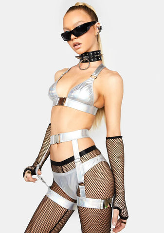 Stereo Heart 3-Piece Garter Set