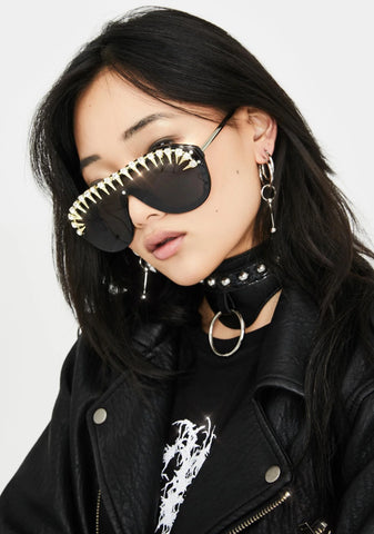 Fine Points Aviator Sunglasses