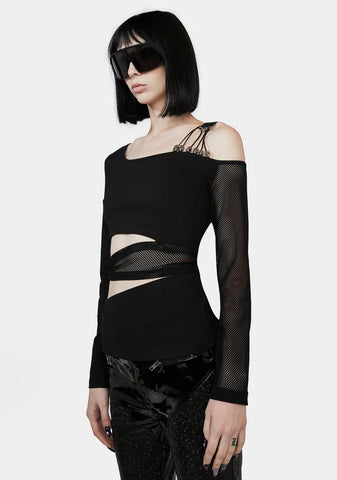 Strappy Off Shoulder Top