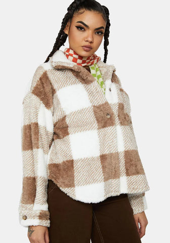 Knock Yourself Out Checkered Flannel