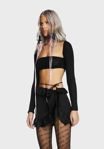 Carnival Meet Cute Micro Long Sleeve Top