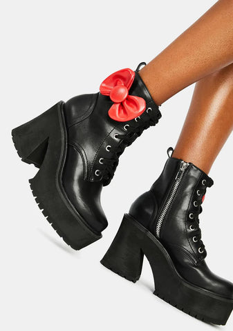 Endless Possibilities Platforms Combat Boots