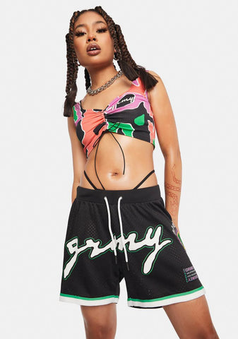 Athletic Mesh Shorts