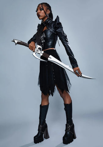 Final Reckoning Buckled Shrug