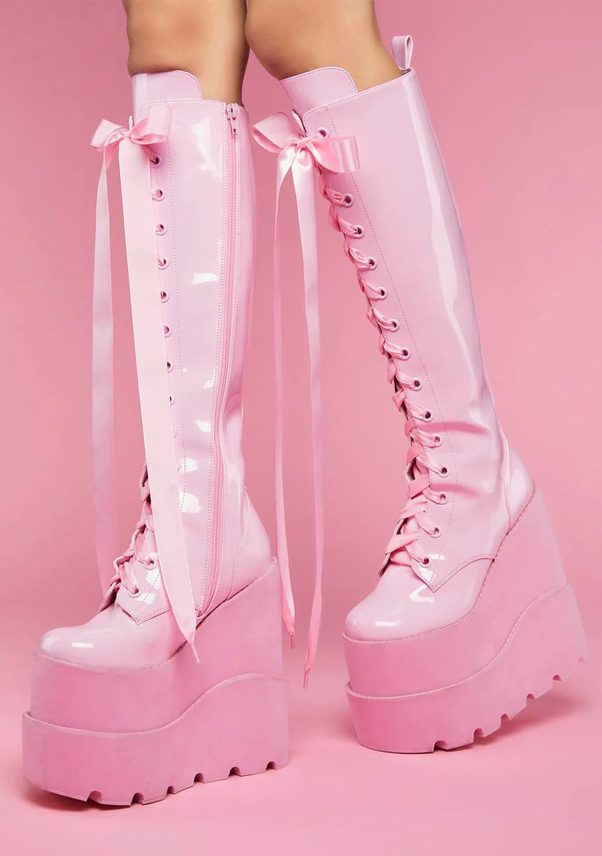 Sweet Theatrics Knee High Traitor Boots