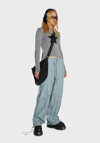 Tech Vibes Cargo Pants - Blue