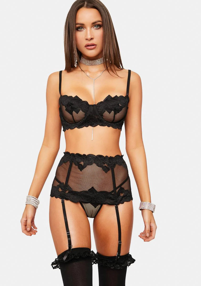 How I Feel Mesh Lingerie Set