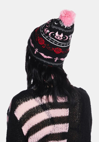Season Of The Ghouls Intarsia Beanie