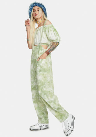 Stroll In Kyoto Overalls Set