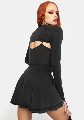 Midnight Spells Mini Dress Set